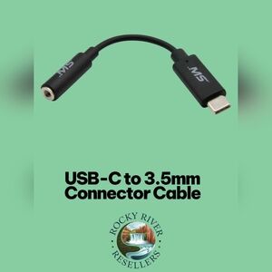 USB-C To 3.5MM Audio Adapter Cable | Brand: Mobilespec | Model: MB12380 | RRR El